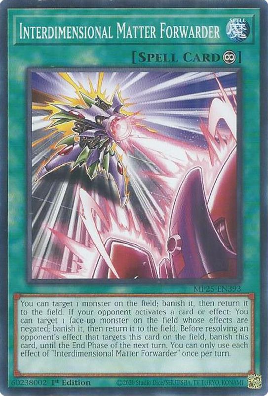 Interdimensional Matter Forwarder - MP25-EN393 - Common - 1st Edition