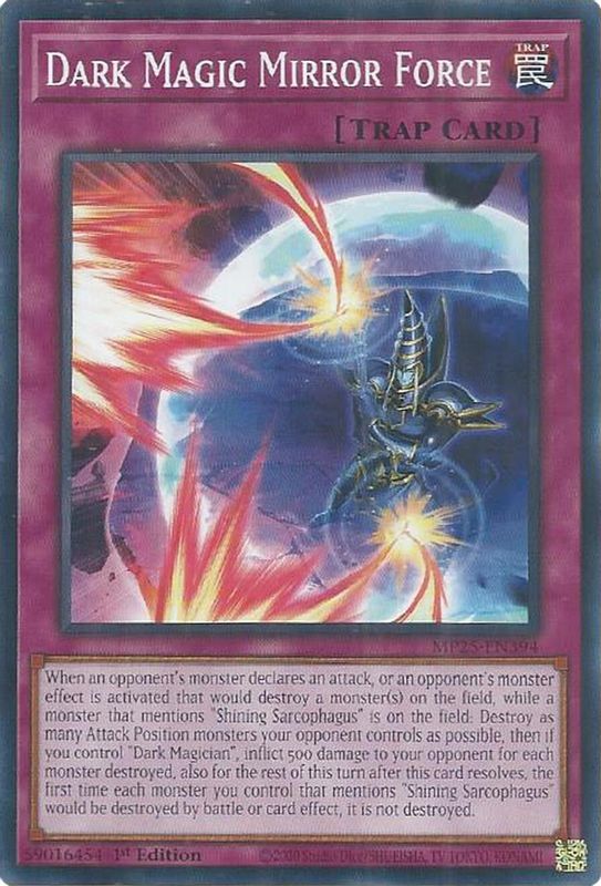 Dark Magic Mirror Force - MP25-EN394 - Common - 1st Edition