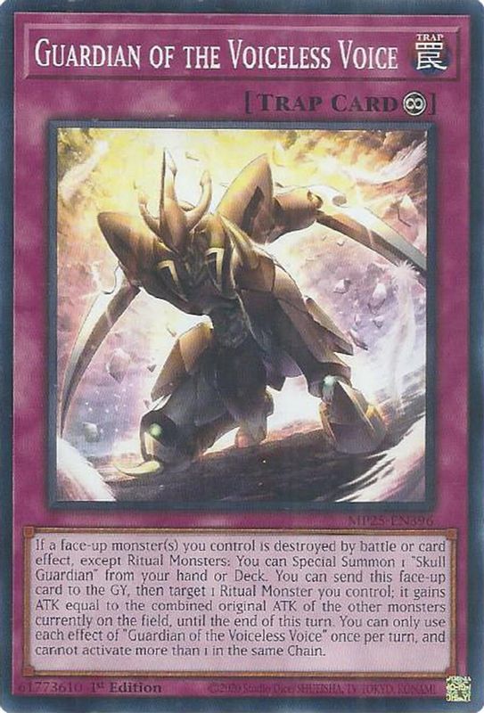 Guardian of the Voiceless Voice - MP25-EN396 - Common - 1st Edition