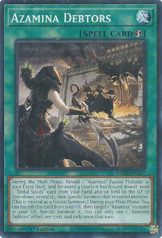 Azamina Debtors - MP25-EN417 - Common - 1st Edition