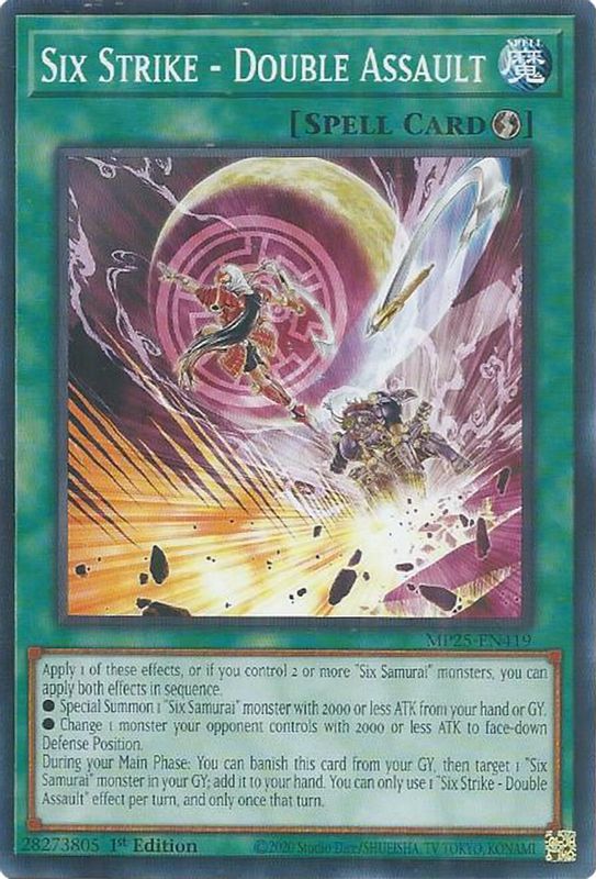 Six Strike - Double Assault - MP25-EN419 - Common - 1st Edition