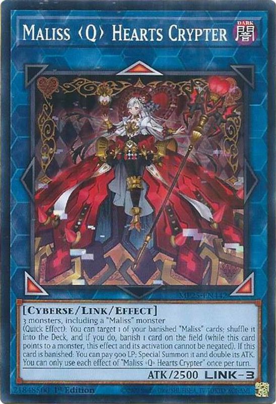 Maliss Q Hearts Crypter - MP25-EN442 - Common - 1st Edition