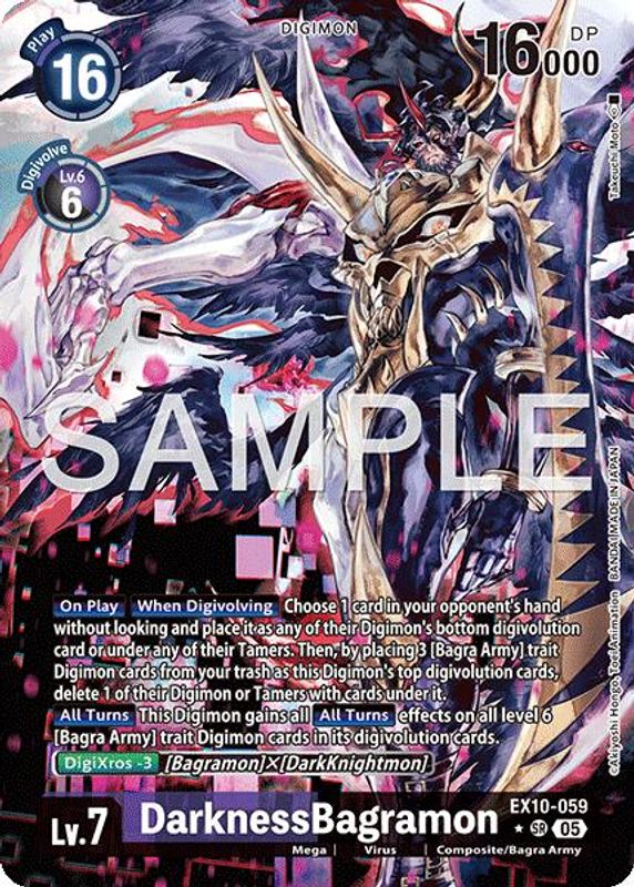 DarknessBagramon (Alternate Art) - EX10-059 - Super Rare