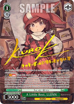 A Little Rest, LLENN (SP) - GGO/SE50-E02SPSP - Special Rare
