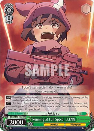 Running at Full Speed, LLENN (HU) - GGO/SE50-E06HHU - Holo Uncommon