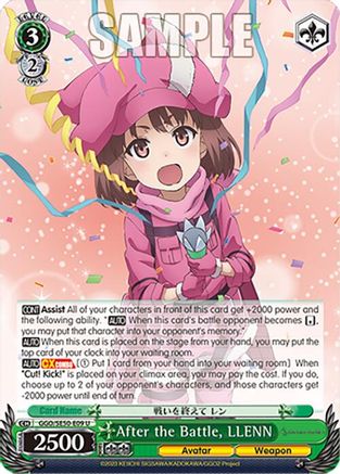 After the Battle, LLENN - GGO/SE50-E09U - Uncommon