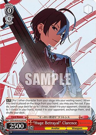 "Huge Betrayal" Clarence (HR) - GGO/SE50-E22HR - Holo Rare