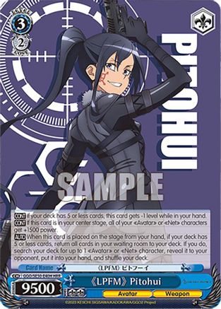 "LPFM" Pitohui (HRR) - GGO/SE50-E40HRR - Holo Double Rare