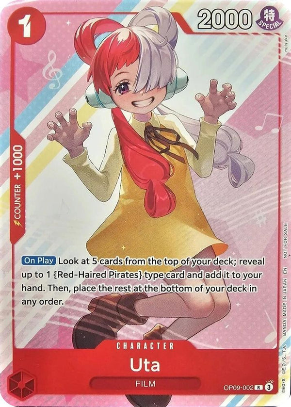 Uta (Welcome Pack Vol. 2) - OP09-002 - Rare