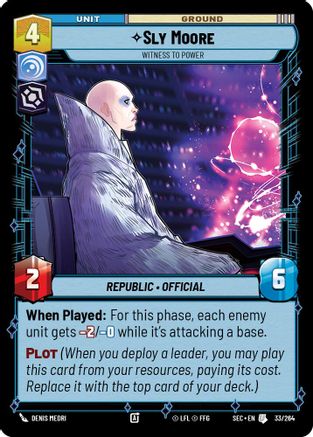 Sly Moore - Witness to Power - 33/264 - Uncommon