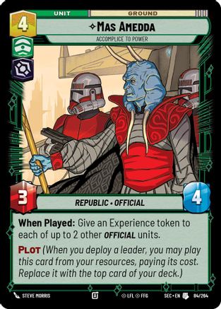 Mas Amedda - Accomplice to Power - 84/264 - Uncommon