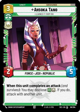 Ahsoka Tano - I Learned It from You - 96/264 - Special