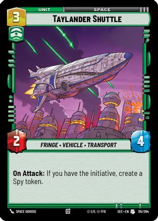 Taylander Shuttle - 115/264 - Uncommon