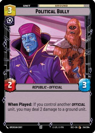 Political Bully - 241/264 - Common