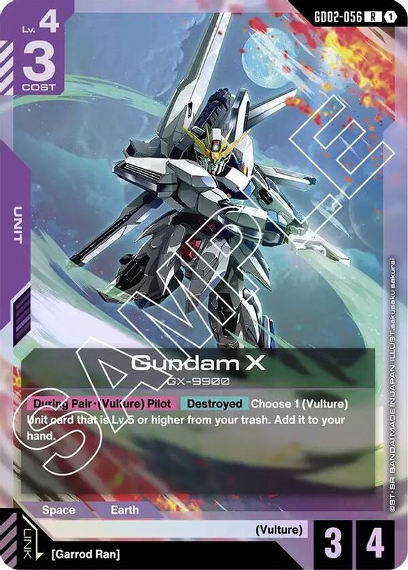 Gundam X (GD02-056) - GD02-056 - Rare