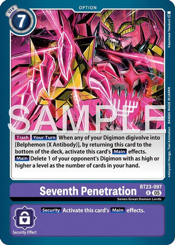 Seventh Penetration - BT23-097 - Rare