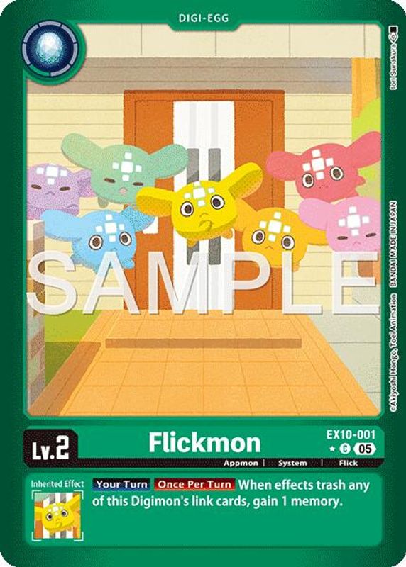 Flickmon (Limited Foil) - EX10-001 - Common