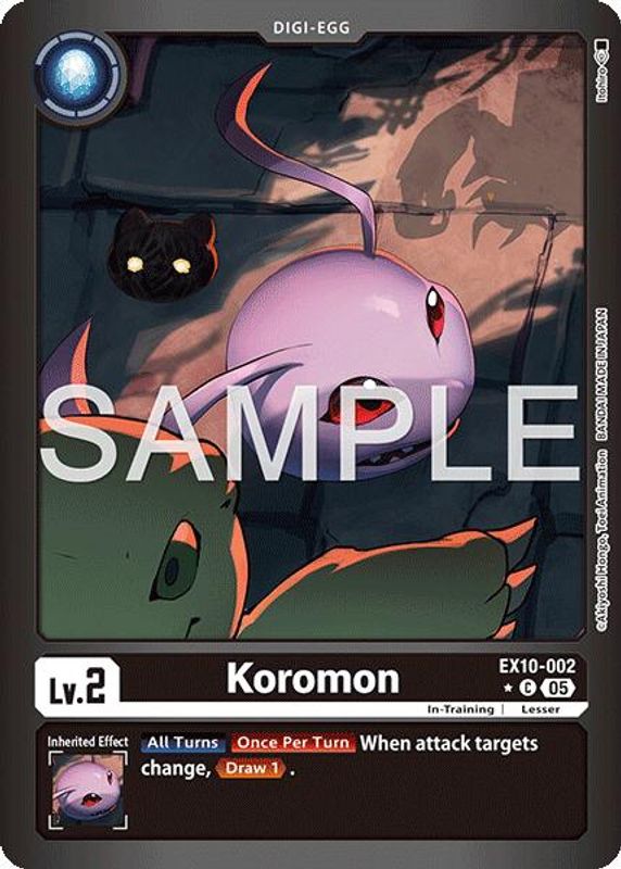 Koromon (Limited Foil) - EX10-002 - Common