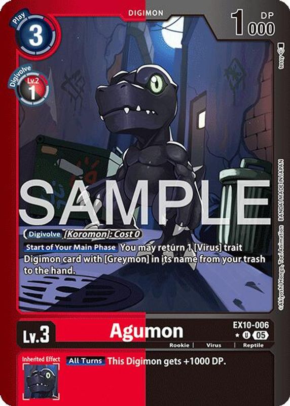 Agumon (Limited Foil) - EX10-006 - Uncommon
