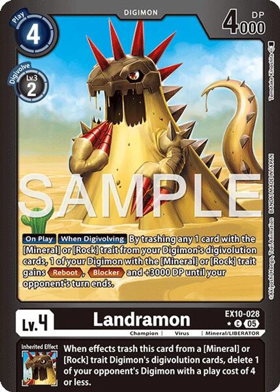 Landramon (Limited Foil) - EX10-028 - Common