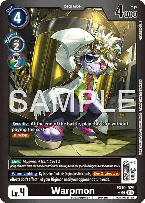 Warpmon (Limited Foil) - EX10-029 - Common