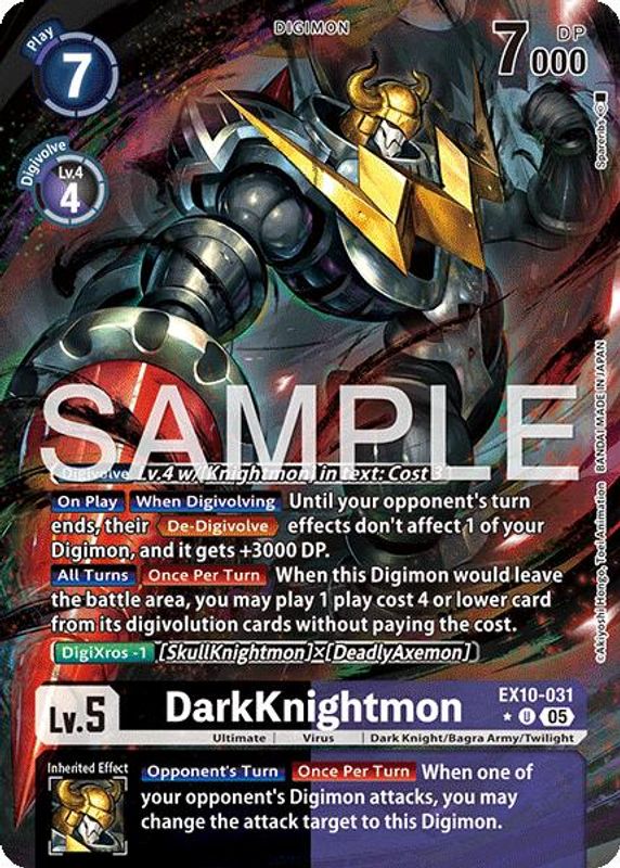 DarkKnightmon (Alternate Art) - EX10-031 - Uncommon