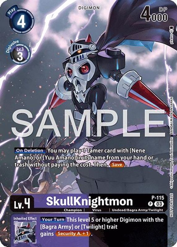 SkullKnightmon - P-115 (Sinister Order Legend Pack) - P-115 - Promo