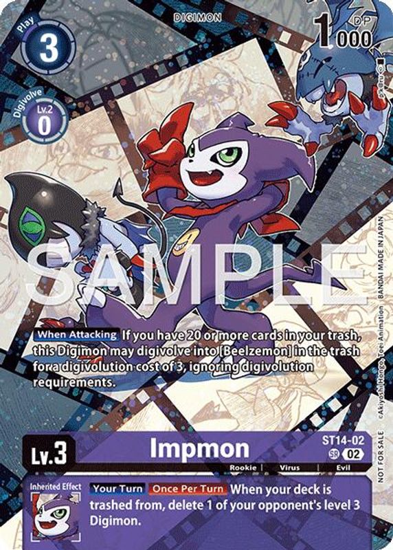 Impmon (Sinister Order Legend Pack) - ST14-02 - Super Rare