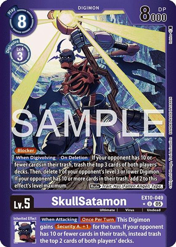 SkullSatamon (Limited Foil) - EX10-049 - Uncommon