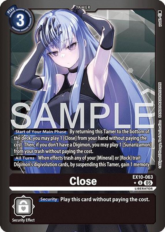 Close (Limited Foil) - EX10-063 - Uncommon