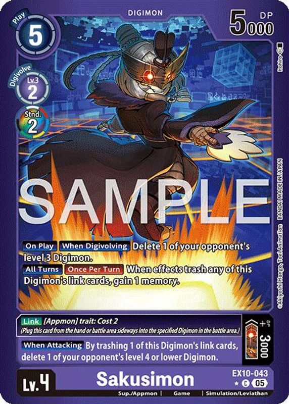 Sakusimon (Limited Foil) - EX10-043 - Common