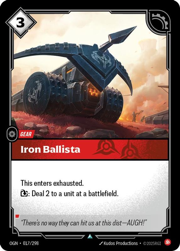 Iron Ballista - 017/298 - Uncommon