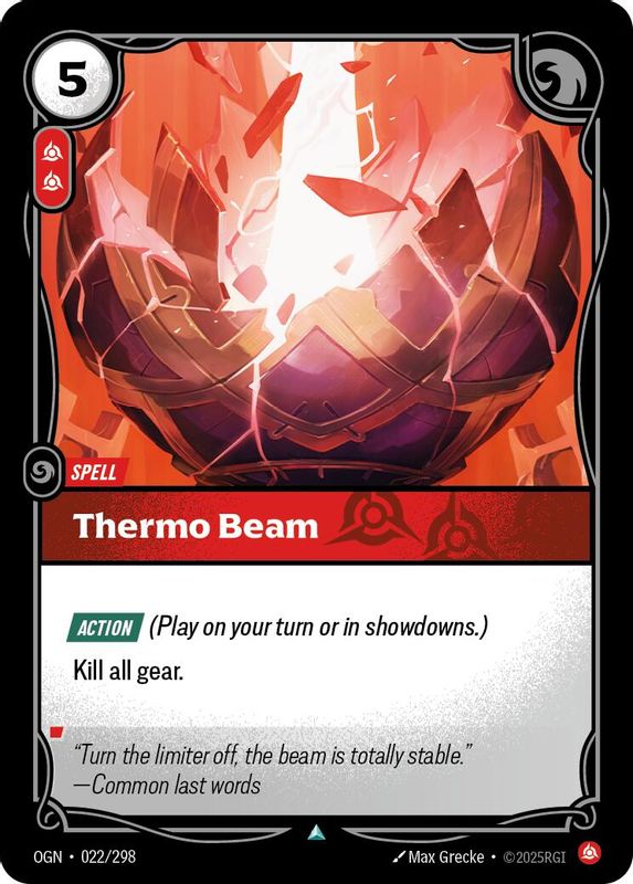 Thermo Beam - 022/298 - Uncommon