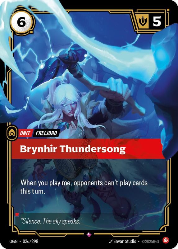 Brynhir Thundersong - 026/298 - Rare