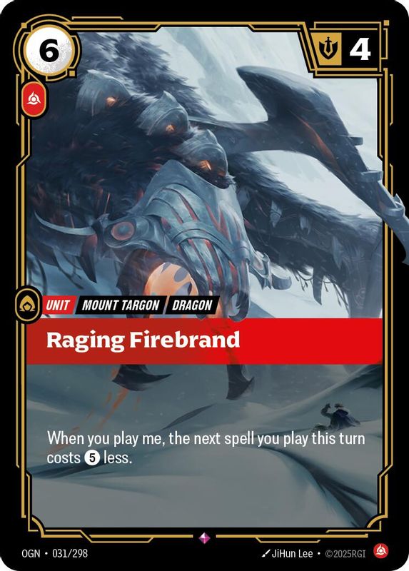 Raging Firebrand - 031/298 - Rare