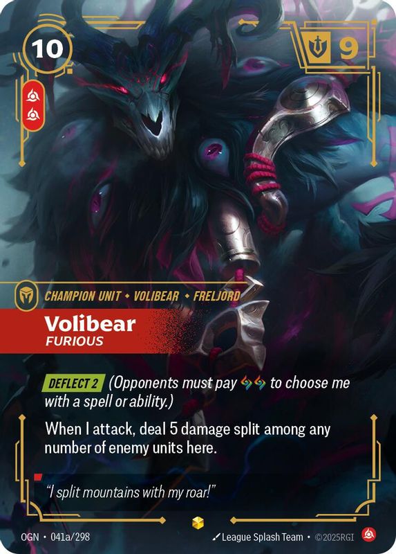 Volibear - Furious - 041a/298 - Alternate Art