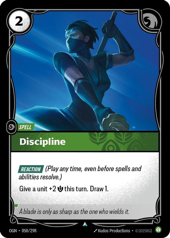 Discipline - 058/298 - Uncommon