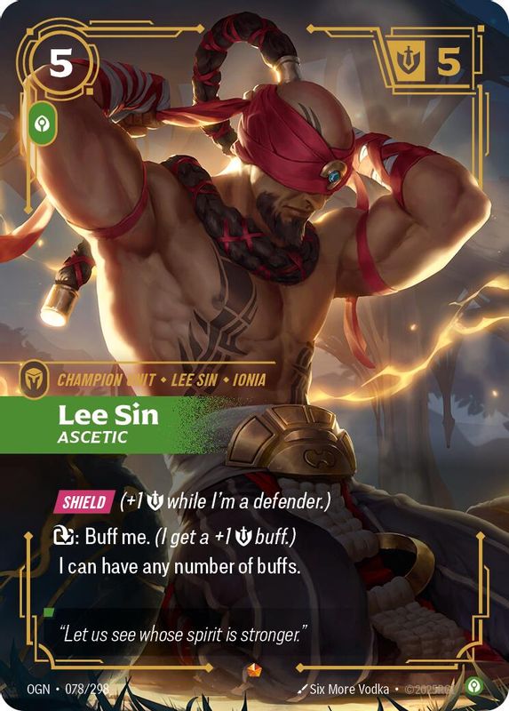 Lee Sin - Ascetic - 078/298 - Epic
