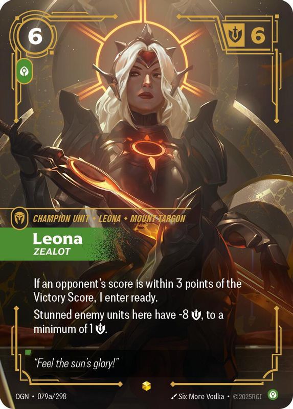 Leona - Zealot - 079a/298 - Alternate Art