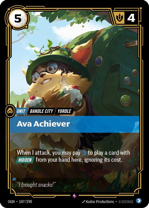 Ava Achiever - 107/298 - Rare