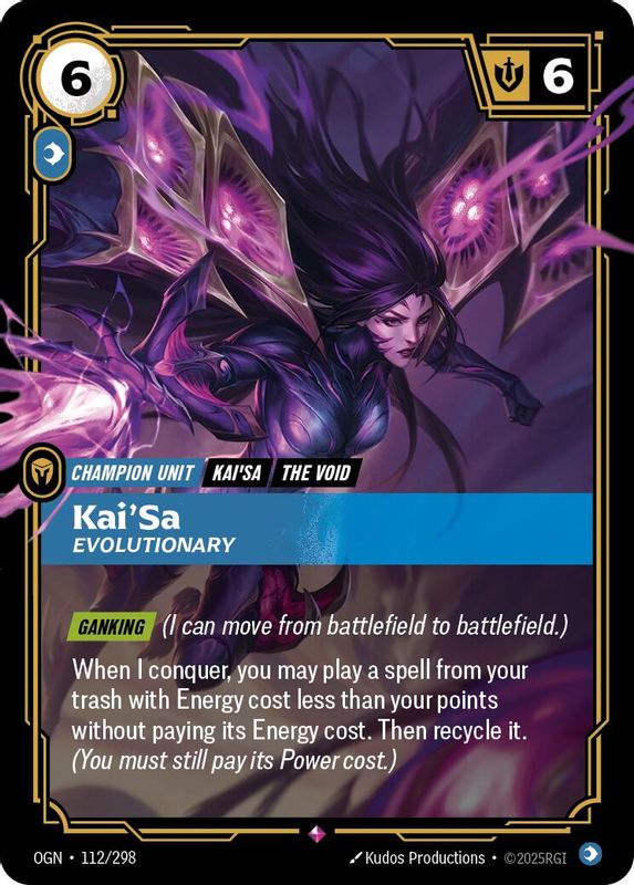 Kai'Sa - Evolutionary - 112/298 - Rare