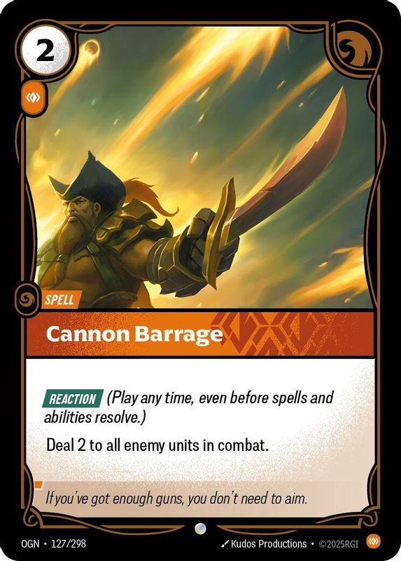 Cannon Barrage - 127/298 - Common