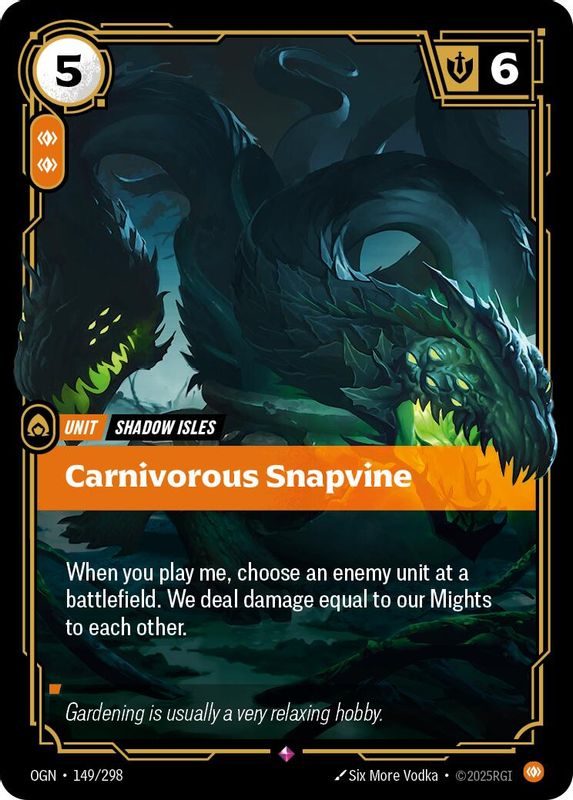 Carnivorous Snapvine - 149/298 - Rare