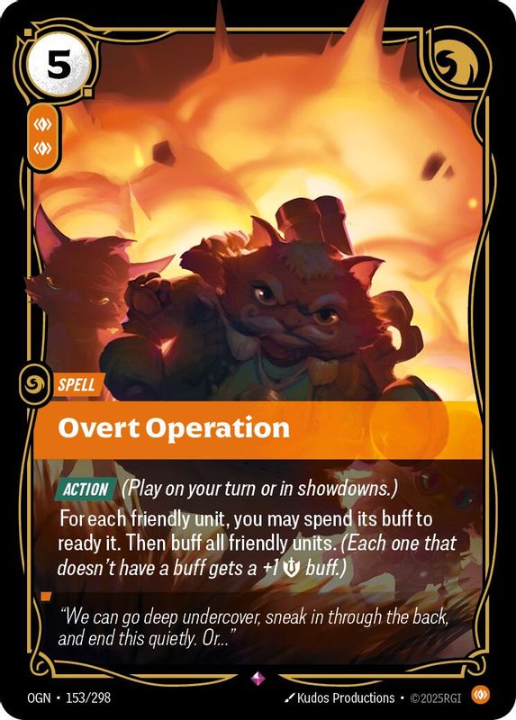 Overt Operation - 153/298 - Rare