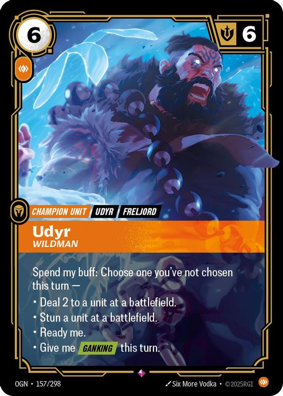 Udyr - Wildman - 157/298 - Rare
