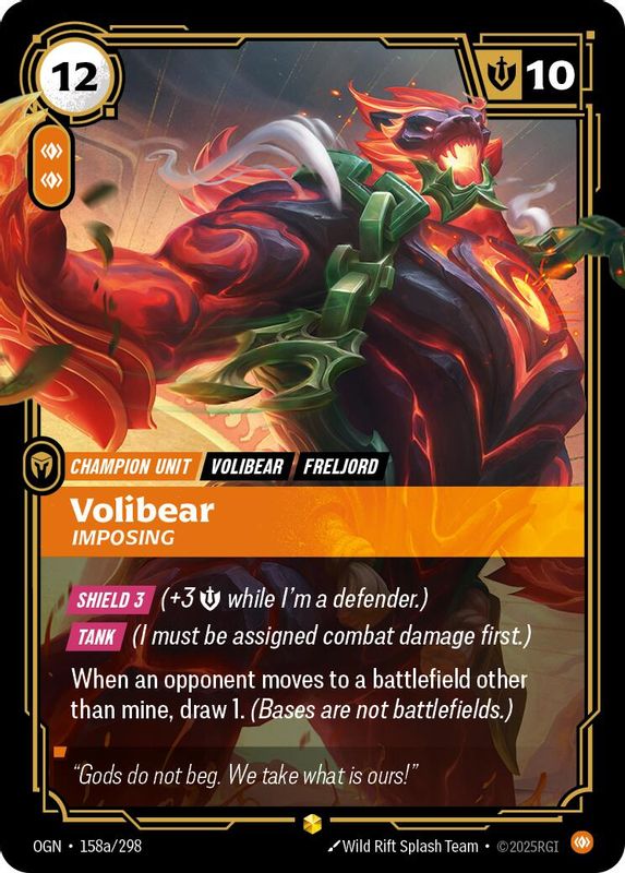 Volibear - Imposing - 158a/298 - Alternate Art