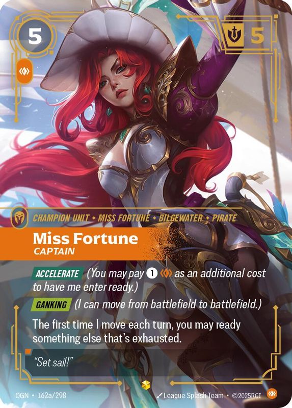 Miss Fortune - Captain - 162a/298 - Alternate Art