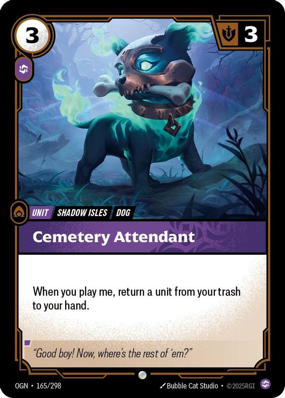 Cemetery Attendant - 165/298 - Common
