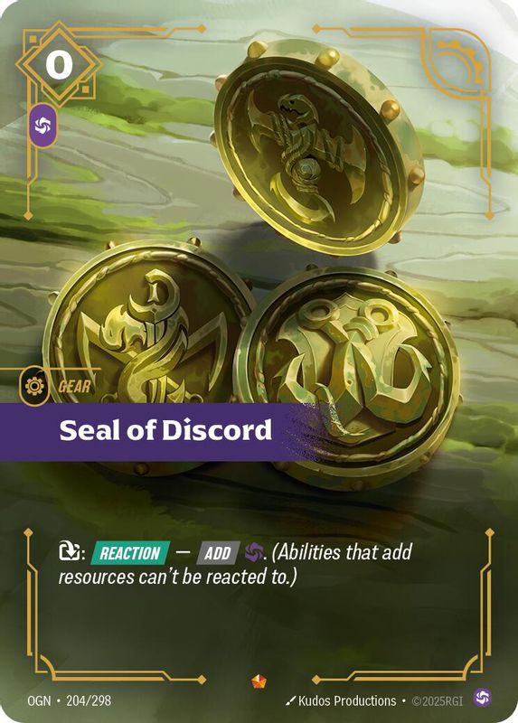 Seal of Discord - 204/298 - Epic