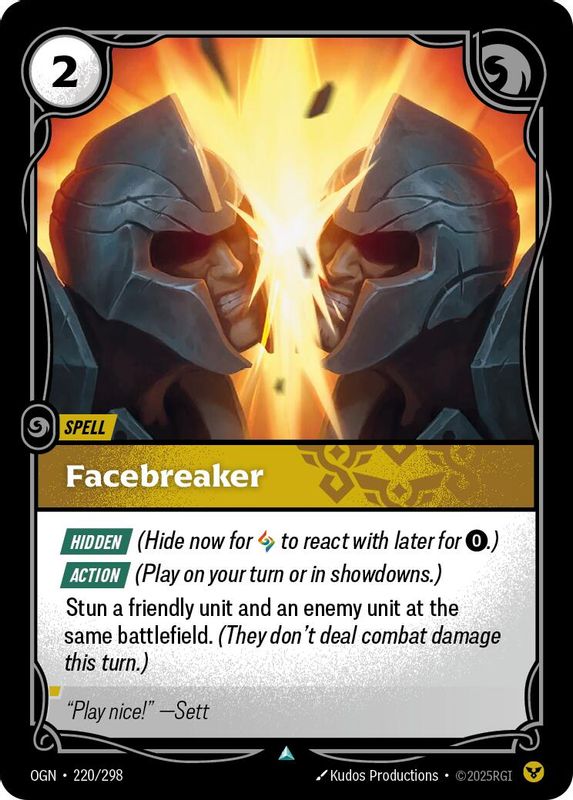 Facebreaker - 220/298 - Uncommon